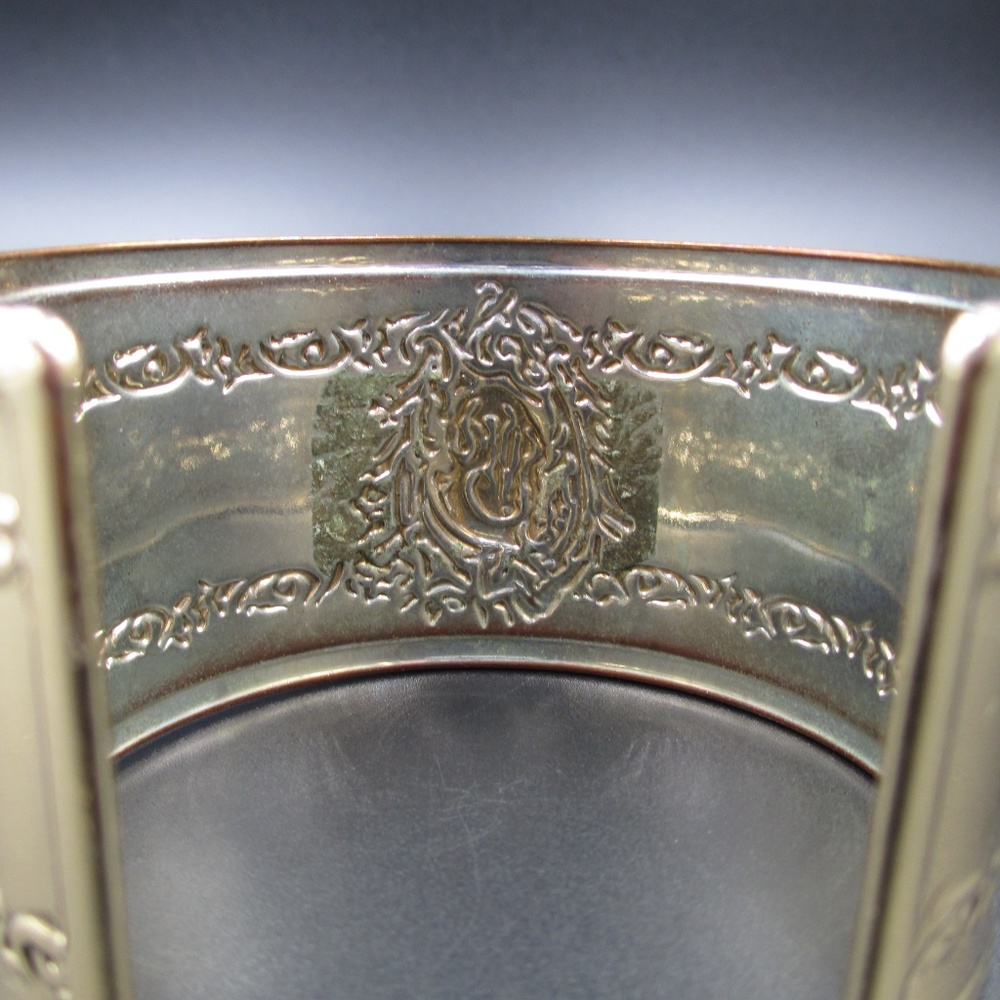 Vintage Gold Tone Ornate Heavy Cuff Bracelet - Picture 6 of 8